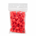 Anilhas Cor Laranja 8*8Mm 50Un