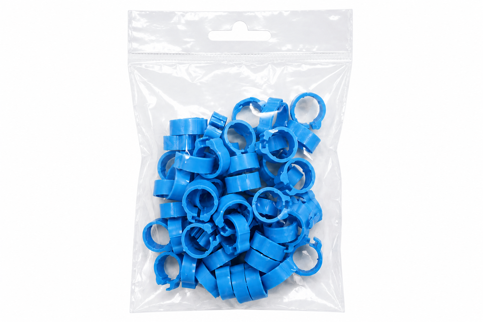1000031388 Anilhas Cor Azul Bebé 8*5Mm 50Un - Imagem 1