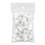 Anilhas Cor Branco 8*8Mm 50Un