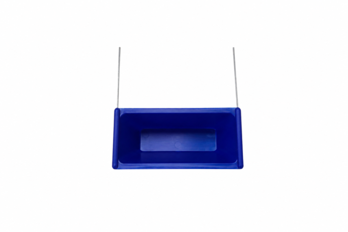Bebedouro/Comedouro para Pombos Plástico Azul  14*7CM - Image 2